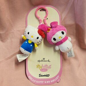 Hallmark itty bittys Clippys Sanrio Hello Kitty & My Melody